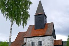 Buskerud - Øvre Eiker - Fiskum gamle kirke
