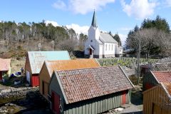 Hordaland - Øygarden - Hjelme - Hjelme gamle kirke