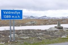 Innlandet - Øystre Slidre - Valdresflye - Rasteplass Flye 1389