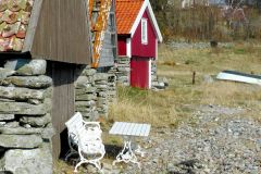 Rogaland - Randaberg - Vistnestunet til Vistevågen - Naustene i Vistnesvågen - Jærkysten