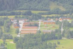 Møre og Romsdal - Rauma - Åndalsnes - Nesaksla - Utsyn mot Setnesmoen leir