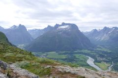 Møre og Romsdal - Rauma - Åndalsnes - Nesaksla - Utsyn mot Romsdalstindene