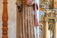 Innlandet - Ringebu - Ringebu stavkirke - Sankt Laurentsius eller Sankt Lars, rundt 1250.