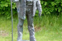 Buskerud - Ringerike - Ringerikes museum - Skulptur - Askeladden (1957)