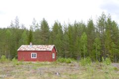 Buskerud - Rollag - Bygning ved gamle Numedalsbanen