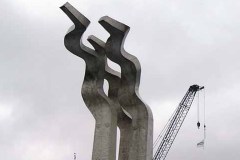 Rogaland - Sandnes - Skulptur - Eurytmi, ved Kulturhuset