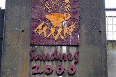Rogaland - Sandnes - Skulptur - Tusenårslogoen, ved Festplassen