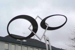 Rogaland - Sandnes - Skulptur - Avsted, Langgata