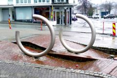Rogaland - Sandnes - Skulptur - Avsted, Langgata