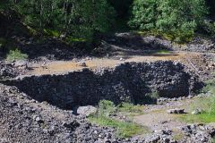 Rogaland - Sauda - Fv520 - Allmannajuvet - Rest av den gamle gruveveien ovenfor selve juvet