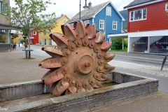 Rogaland - Sauda - Skulptur turbinhjul