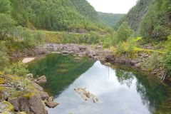 Rogaland - Sauda - Allmannajuvet - Nedenfor parkeringsplassen