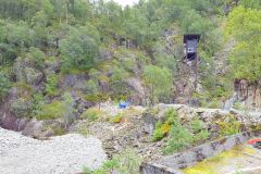 Rogaland - Sauda - Allmannajuvet - Opp mot galleriet