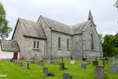 Trøndelag - Snåsa - Sentrum  - Snåsa steinkirke