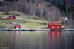 Sogn og Fjordane - Balestrand - Utsikt fra Balestrand over Esefjorden