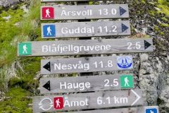 Rogaland - Sokndal - Turskilt ved Linepollen