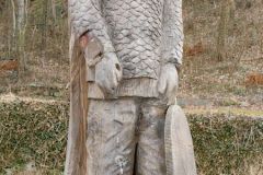 Rogaland - Sola - Sørnesvågen - Skulptur - Viking (Oliver Vogt, 2016) - Hafrsfjord - Jærkysten