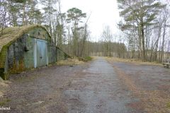 Rogaland - Sola - Ølbergskogen - Nordsiden av leiren - Bombevern