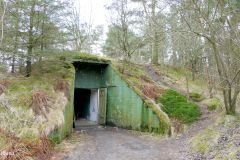 Rogaland - Sola - Ølbergskogen - Nordsiden av leiren - Bombevern