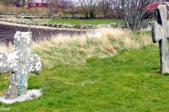 Rogaland - Sola - Tjora kirkegård - Steinkors