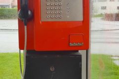 Rogaland - Sola - Solakrossen - Telefonkiosk ved rådhuset (vernet)