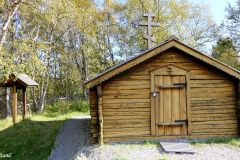 Finnmark - Sør-Varanger - E6 - Neiden - Skoltebyen - St Georg kapell
