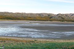 Finnmark - Sør-Varanger - Fv886 - Grense Jacobselv - Elvens utløp - Utsyn mot Russland