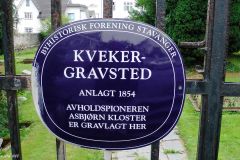 Rogaland - Stavanger - Kvekergravsted, Øvre Haukeligate
