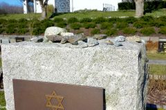 Rogaland - Stavanger - Eiganes gravlund - Minnesmerket over jødiske falne