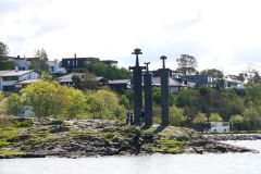 Rogaland - Stavanger - Hafrsfjordkaupangen vikingmarked i Møllebukta - Hafrsfjord - Jærkysten