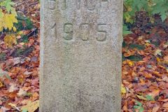 Rogaland - Stavanger - Grensestein 1905 nr 28 - Mosvatnet