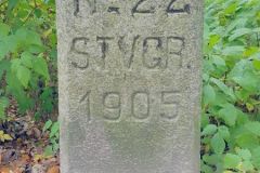 Rogaland - Stavanger - Grensestein 1905 nr 22 - Mosvatnet