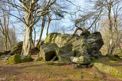 Rogaland - Stavanger - Klovstein flyttblokk på Eiganes-Stokka