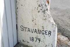 Rogaland - Stavanger - Grensestein 1879 - Emmausveien-Kopervikgata