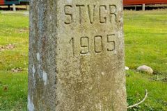 Rogaland - Stavanger - Grensestein 1905 nr 23 - Mosvatnet/Mosvangen