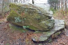 Rogaland - Stavanger - Flyttblokk i Vålandskogen (2)