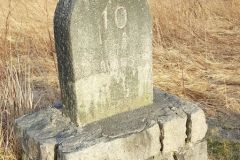 Rogaland - Stavanger - Forus -  Fv44 - Forusbeen - Milestein, 10 km fra Stavanger