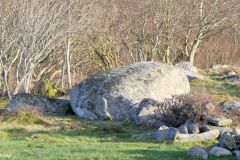 Rogaland - Stavanger - Hafrsfjord - Flyttblokk nv for Fluberget - Jærkysten