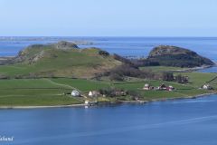 Rogaland - Stavanger - Rennesøy - Knott - Utsikt mot Klosterøy