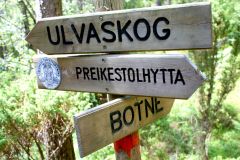 Rogaland - Strand - Lysefjorden Rundt - Botne til Ulvaskog og Preikestolhytta