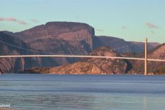 Rogaland - Forsand - Oanes mot Lysefjordbrua