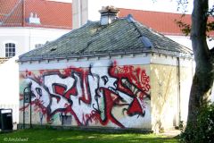 Rogaland - Stavanger - Street art - Graffiti på trafo ved Kjelvene