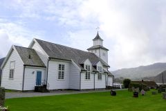 Rogaland - Suldal - Erfjord - Hålandsosen - Erfjord kirke (1877)