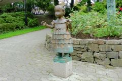 Rogaland - Time - Bryne - Skulptur - Liten søndagsprinsesse (Fritz Røed)