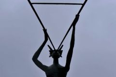 Rogaland - Time - Bryne - Fritz Røed skulpturpark - Skulptur - Kentaurspranget
