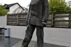 Rogaland - Time - Bryne - Bryne Torg - Skulptur - Arne Garborg (Fritz Røed)