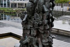Rogaland - Time - Bryne - Bryne Torg - Fritz Røed skulpturpark - Skulptur - Watermusic (Fritz Røed)