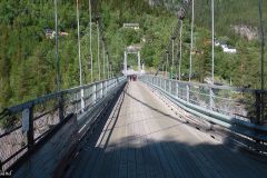 Telemark - Tinn - Rjukan - Vemork - Broen nede i dalen