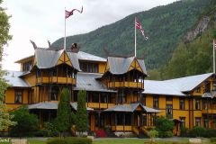 Telemark - Tokke - Dalen Hotel - Fra parken
