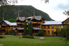 Telemark - Tokke - Dalen Hotel - Fra parken